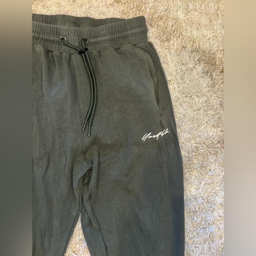 YoungLA Dark Green Joggers - Picture 6 of 6